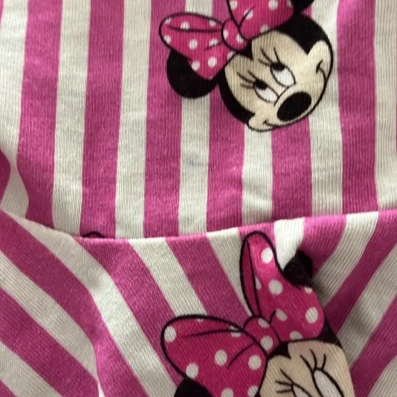Wild Rich Kids Minnie Mouse Pink Striped Dress - Picture 4 of 4